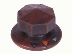 Repro of Zenith 807 Wood Knob (plastic): click to enlarge