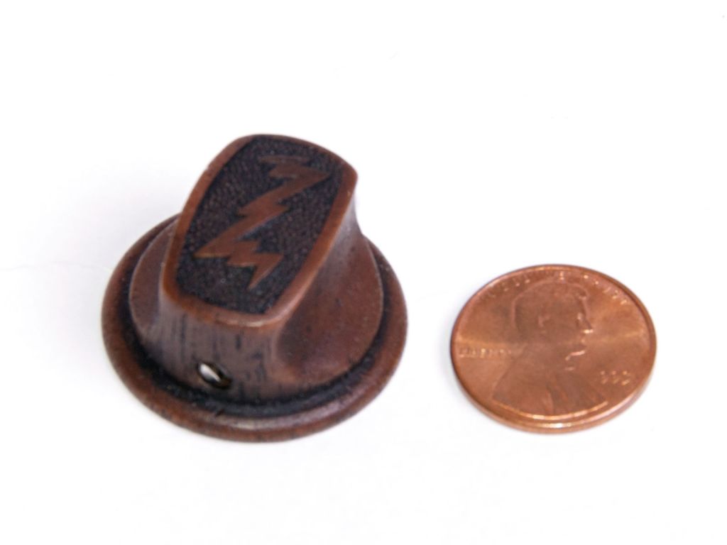 Repro of Zenith Wood Knob (plastic)