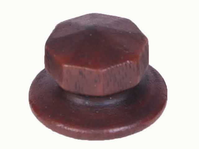 Repro of Zenith 807 Large Wood Knob (plastic)